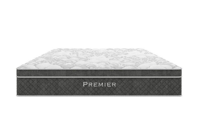 Матрас Premier Soft 140х200 бело-серого цвета - лучшие Пружинные матрасы в INMYROOM