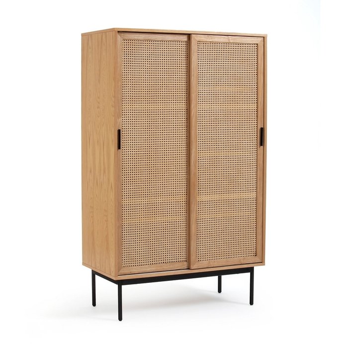 Шкаф с раздвижными дверками Waska бежевого цвета - купить Шкафы распашные по цене 101208.0