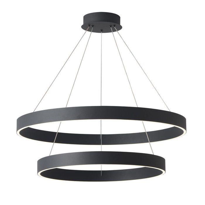 Подвесная люстра TRON SP123W LED BLACK (металл, цвет черный) - лучшие Подвесные люстры в INMYROOM