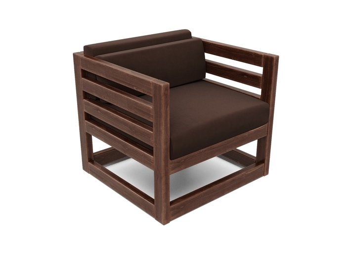 Кресло Магнус коричневого цвета - купить Интерьерные кресла по цене 19990.0
