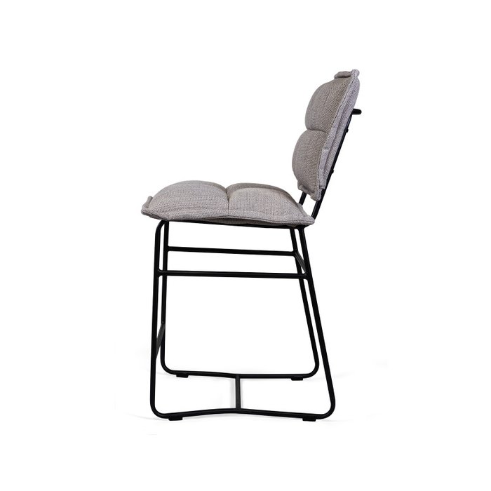 Стул полубарный Aplotta с серым сидением - лучшие Барные стулья в INMYROOM