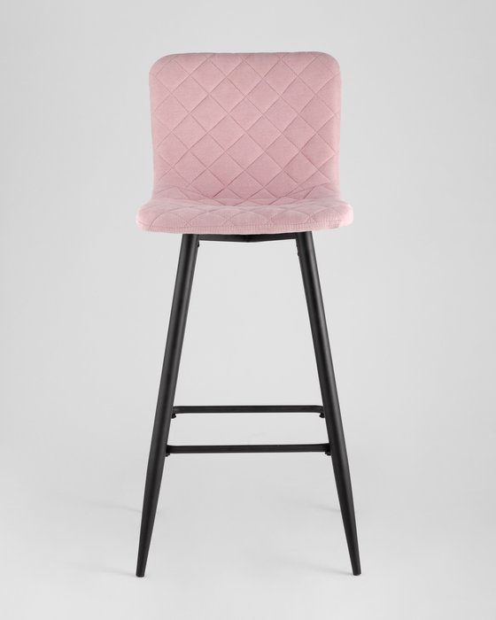 Барный стул Морган розового цвета - лучшие Барные стулья в INMYROOM