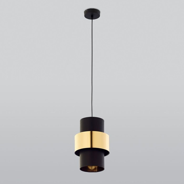 Подвесной светильник Calisto черно-золотого цвета