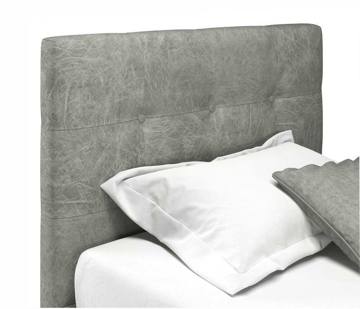 Кровать Selesta 90х200 цвета графит с ортопедическим основанием и матрасом  - купить Кровати для спальни по цене 28600.0