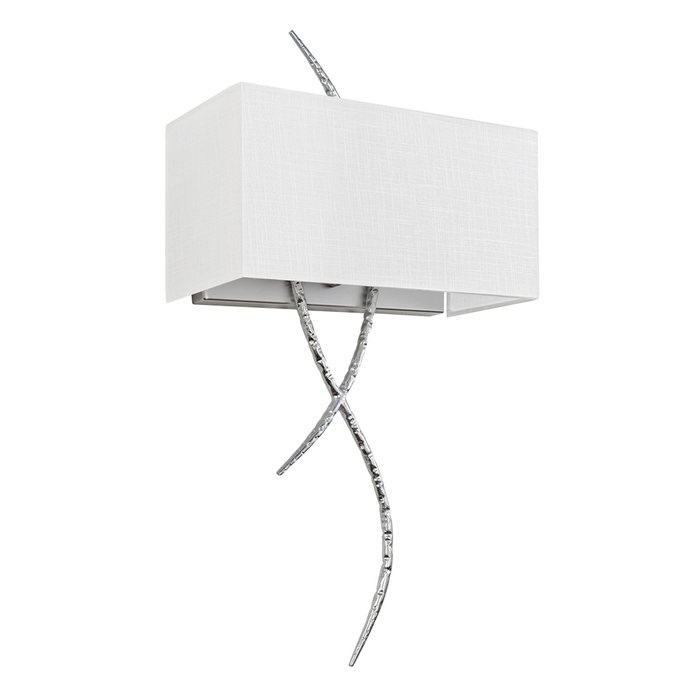 Настенный светильник Romance 10457 Silver (ткань, цвет белый) - лучшие Бра и настенные светильники в INMYROOM