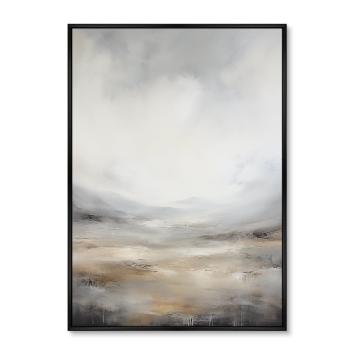 Репродукция картины Landscape Collection, Grey foothills, No 2, 2024г.