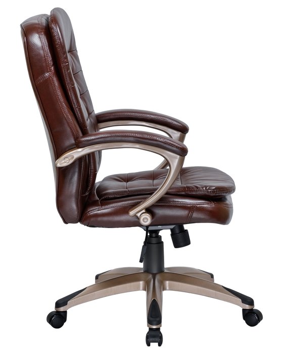 Офисное кресло для руководителей Donald коричневого цвета - лучшие Офисные кресла в INMYROOM
