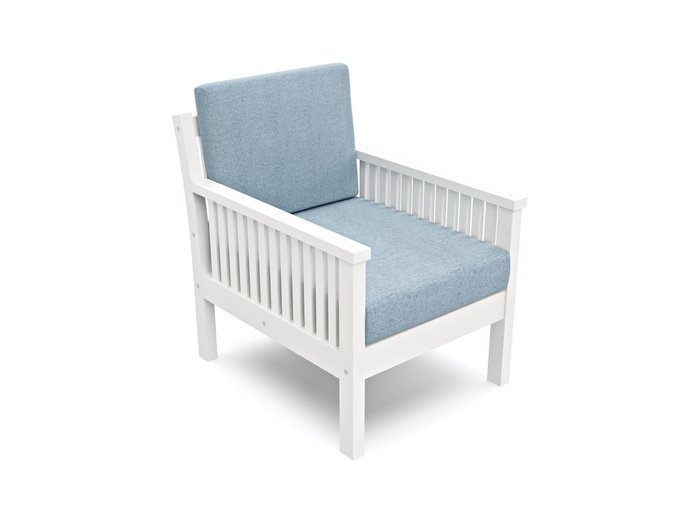 Кресло Норман голубого цвета - лучшие Интерьерные кресла в INMYROOM