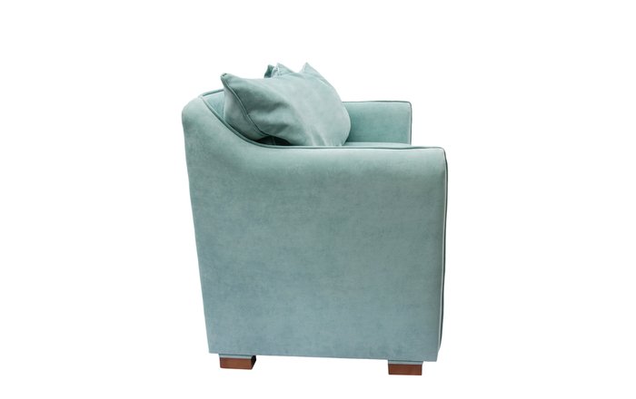 Раскладной диван Arthur S бирюзового цвета - лучшие Прямые диваны в INMYROOM