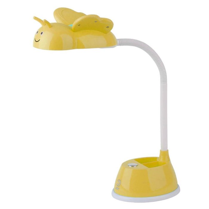 Настольная лампа желтого цвета