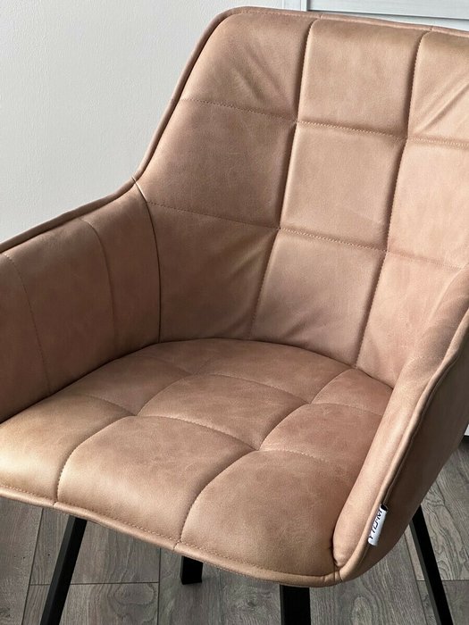 Стул поворотный Maverick светло-коричневого цвета - купить Интерьерные кресла по цене 8500.0