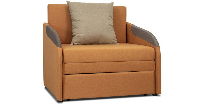 Кресло-кровать Громит коричневого цвета - купить Интерьерные кресла по цене 18755.0