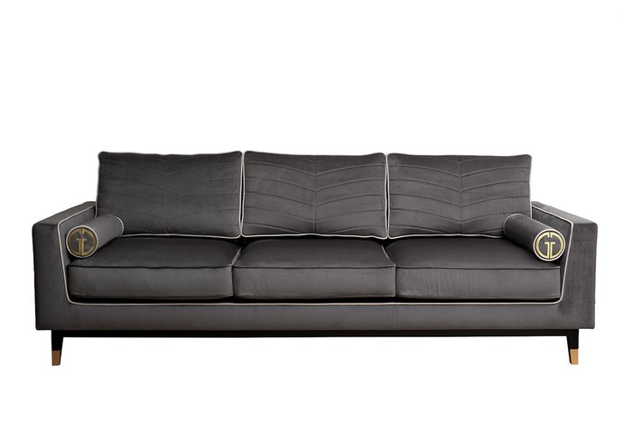Диван Madrid Memory серого цвета  - купить Прямые диваны по цене 174500.0