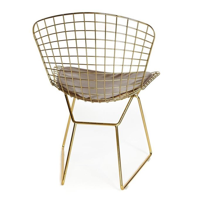 Набор из двух стульев Bazalt с подушкой коричневого цвета - лучшие Обеденные стулья в INMYROOM