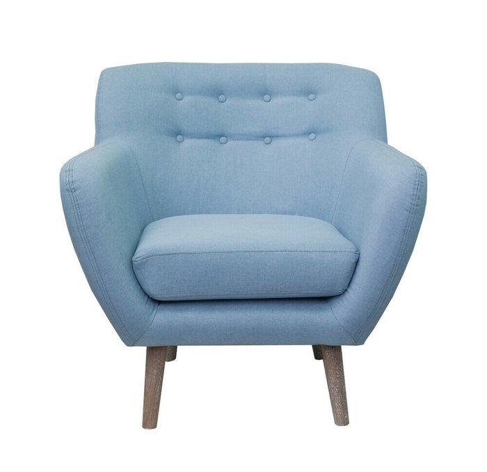 Низкое кресло FULLER BLUE голубого цвета Низкое кресло FULLER BLUE голубого цвета