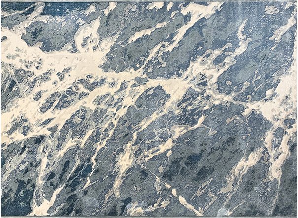 Ковер Carrara 200х300 сине-серого цвета