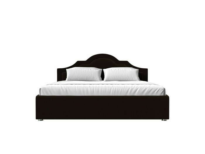 Кровать Афина 180х200 темно-коричневого цвета с подъемным механизмом - купить Кровати для спальни по цене 73999.0