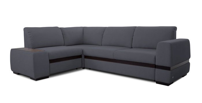 Угловой диван-кровать Миста темно-серого цвета - купить Угловые диваны по цене 130434.0