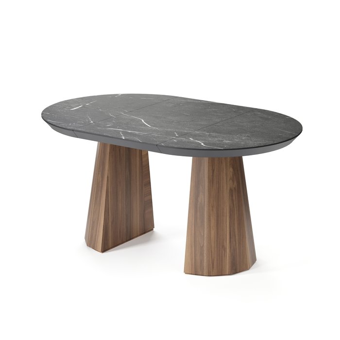 Обеденный стол раздвижной Фаварис на коричневом основании - купить Обеденные столы по цене 182234.0