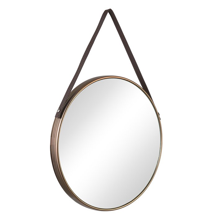 Настенное зеркало Liotti в раме золотого цвета - лучшие Настенные зеркала в INMYROOM