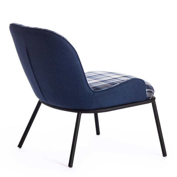 Кресло Duken синего цвета - лучшие Интерьерные кресла в INMYROOM