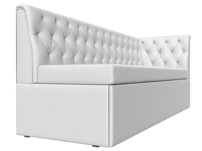 Диван-кровать Маркиз белого цвета (экокожа) с углом справа - лучшие Прямые диваны в INMYROOM