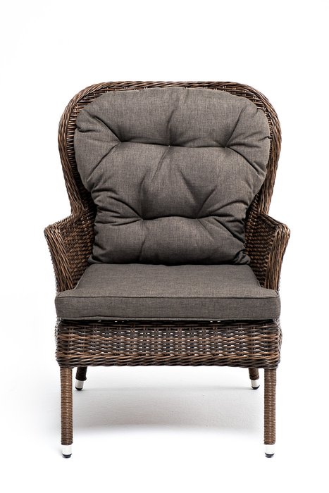 Кресло Алиса коричневого цвета - купить Садовые кресла по цене 38600.0