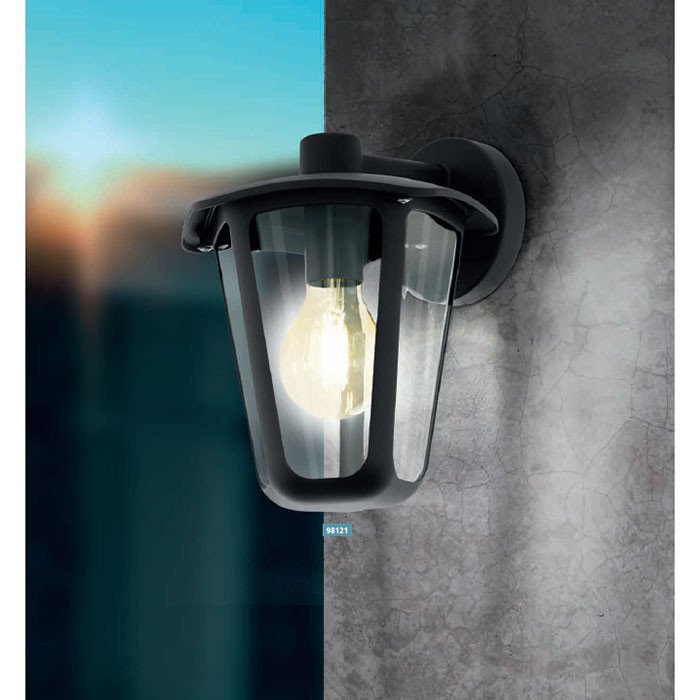 Уличный настенный светильник Monreale черного цвета - купить Настенные уличные светильники по цене 3990.0