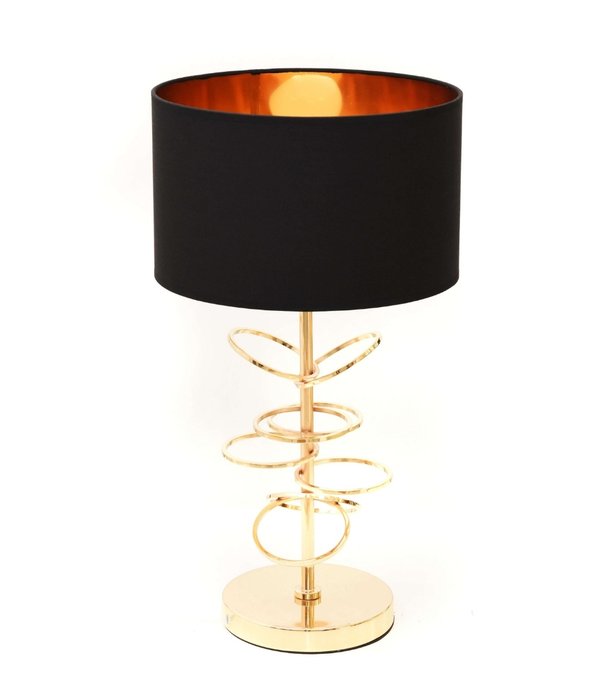 Настольная лампа Milari с черным абажуром