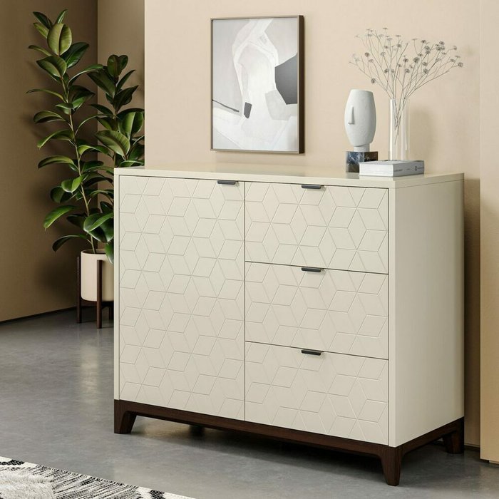 Комод Case CS029 бежевого цвета - лучшие Комоды в INMYROOM Комод Case CS029 бежевого цвета - лучшие Комоды в INMYROOM