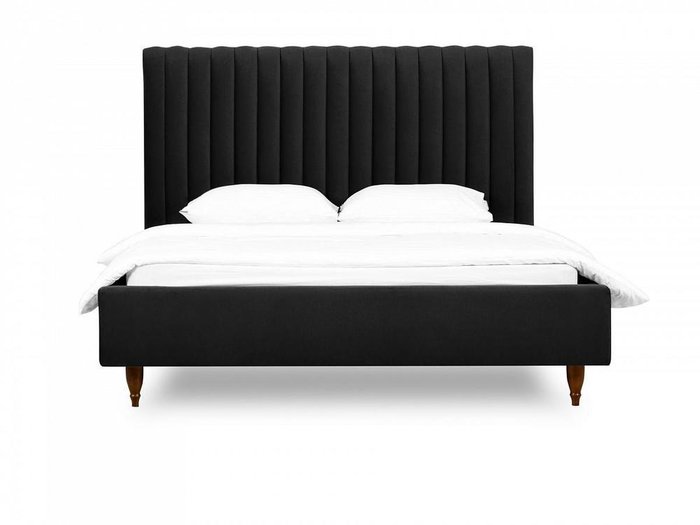Кровать Dijon 160х200 черного цвета - лучшие Кровати для спальни в INMYROOM