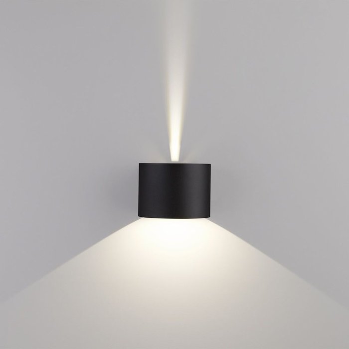 Настенный светодиодный светильник Blade черного цвета - лучшие Настенные уличные светильники в INMYROOM