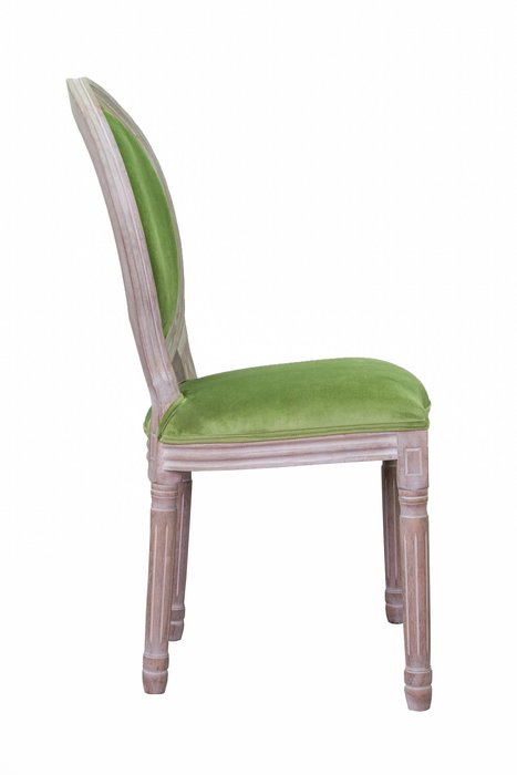Стул Volker green с зеленой обивкой - лучшие Обеденные стулья в INMYROOM