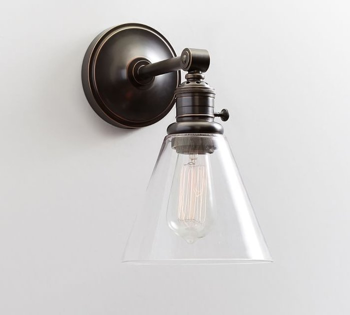 Комплект из двух бра Flared Glass - купить Бра и настенные светильники по цене 42163 Комплект из двух бра Flared Glass - купить Бра и настенные светильники по цене 42163