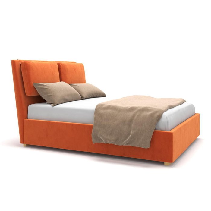 Кровать Parc с подъемным механизмом оранжевая 200х200 - купить Кровати для спальни по цене 82900.0