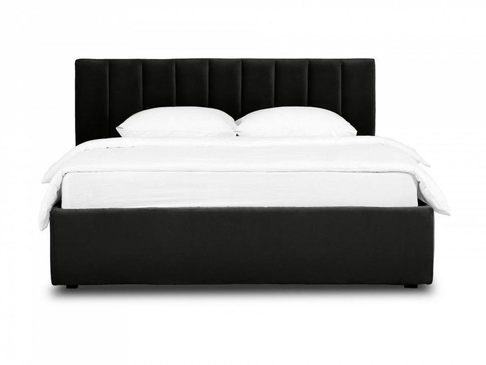Кровать Queen Sofia 160х200 Lux черного цвета с подъемным механизмом - купить Кровати для спальни по цене 76560.0
