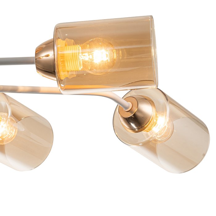 Светильник на штанге Escada 1131/6P E27*60W White/Gold VERTIGO - лучшие Потолочные люстры в INMYROOM