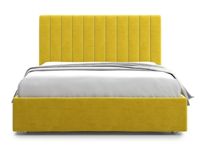 Кровать Premium Mellisa 160х200 желтого цвета с подъемным механизмом - купить Кровати для спальни по цене 58000.0