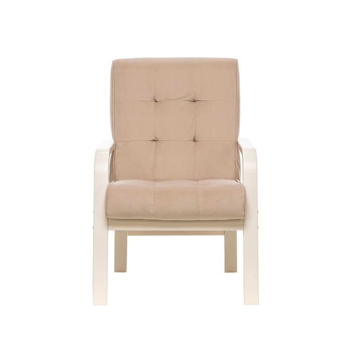 Кресло Модена темно-бежевого цвета - купить Интерьерные кресла по цене 15770.0
