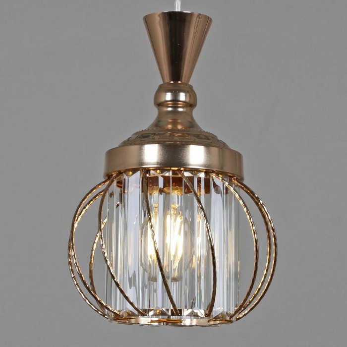 Подвесной светильник 05020-0.4-03 GD (стекло, цвет прозрачный) - лучшие Подвесные светильники в INMYROOM