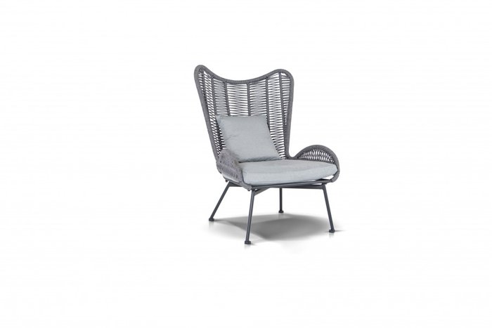Кресло Мадрид темно-серого цвета  - лучшие Садовые кресла в INMYROOM