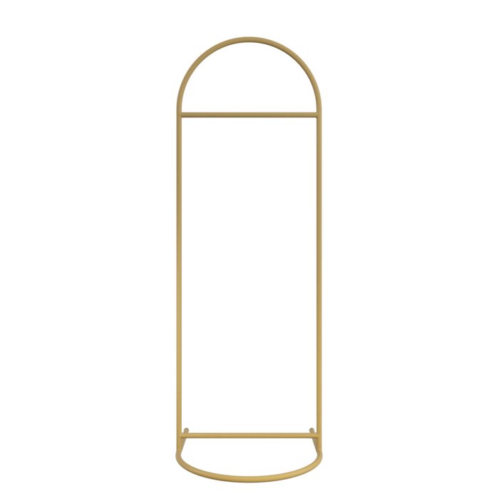 Дизайнерская напольная вешалка Evesa золотого цвета - лучшие Напольные вешалки в INMYROOM