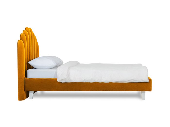 Кровать Queen Sharlotta L 160х200 оранжевого цвета  - лучшие Кровати для спальни в INMYROOM