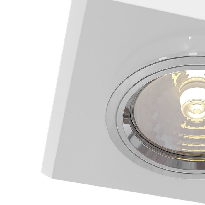 Встраиваемый светильник Metal Modern матовый белый - купить Встраиваемые споты по цене 480.0