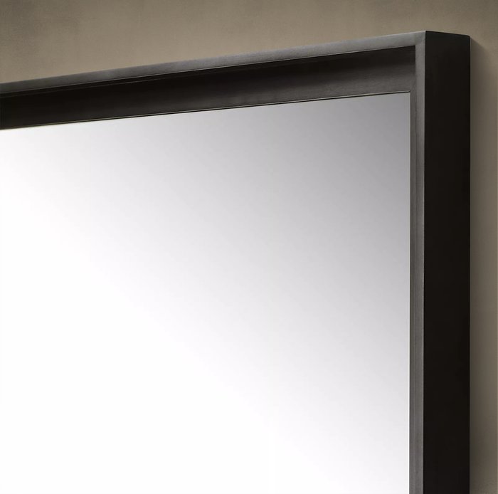 Металлическое прямоугольное зеркало Frame 105x150 латунного цвета - лучшие Настенные зеркала в INMYROOM