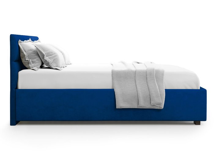 Кровать Bolsena 140х200 синего цвета с подъемным механизмом - лучшие Кровати для спальни в INMYROOM