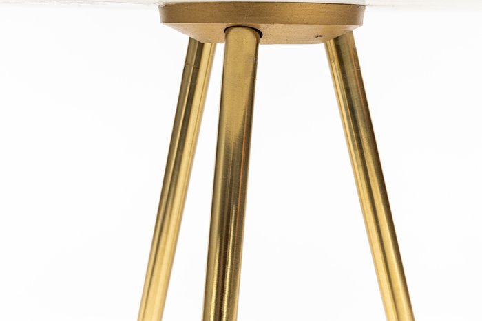 Кофейный столик Stool с золотым основанием - купить Кофейные столики по цене 11990.0