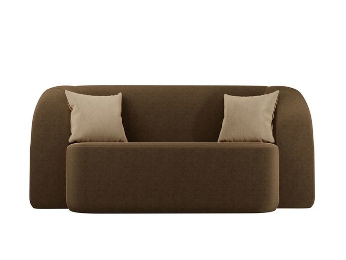 Диван-кровать Томас коричневого цвета - купить Прямые диваны по цене 24490.0