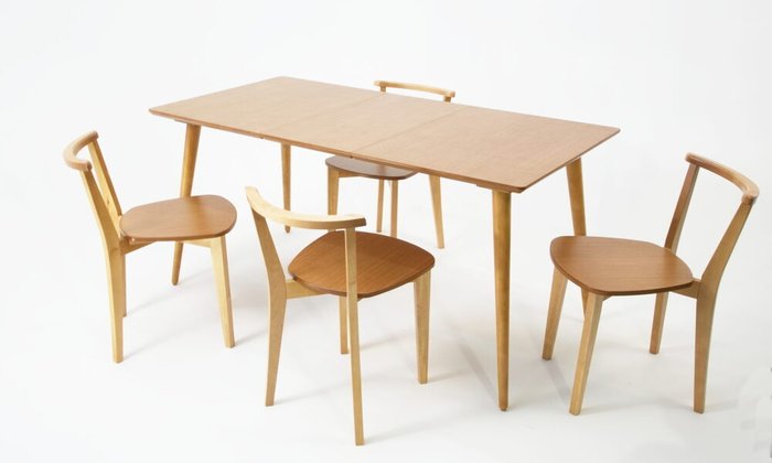 Обеденная группа Монте 120 натурального цвета