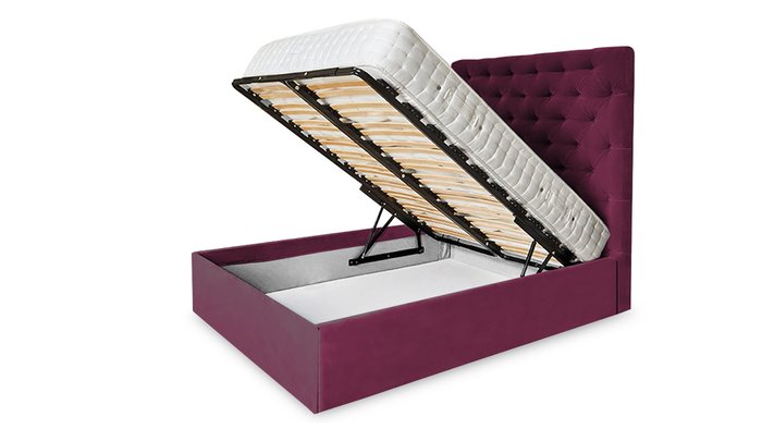 Кровать Сиена 160х200 фиолетового цвета - лучшие Кровати для спальни в INMYROOM